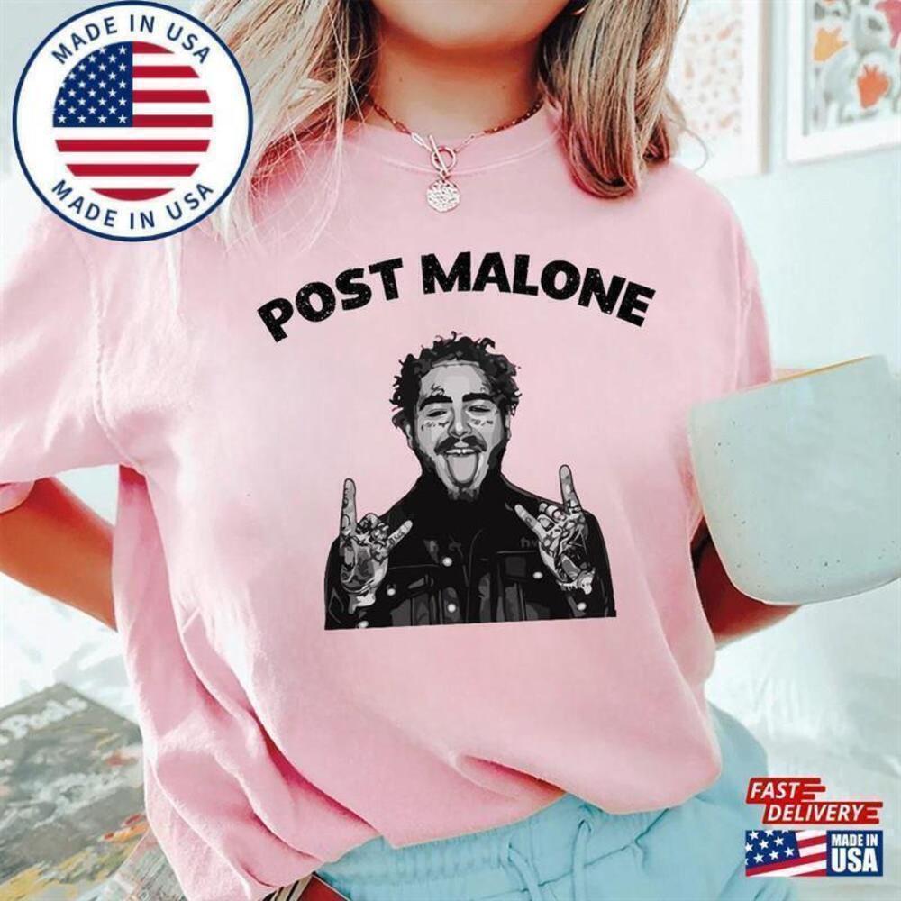 Posty Graphic Modern Music Fan Art Unisex Long Sleeve Style TShirt